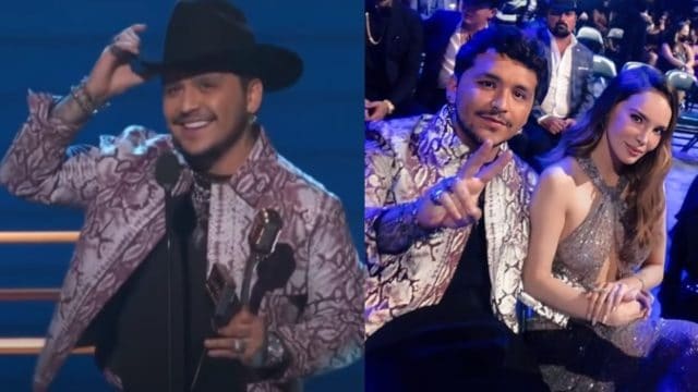 Nodal gana Billboard festeja beso Belinda