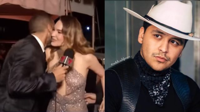 Nodal habla beso Belinda reportero Billboard