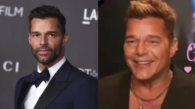 Ricky Martin reaparece nuevo rostro desfigurado