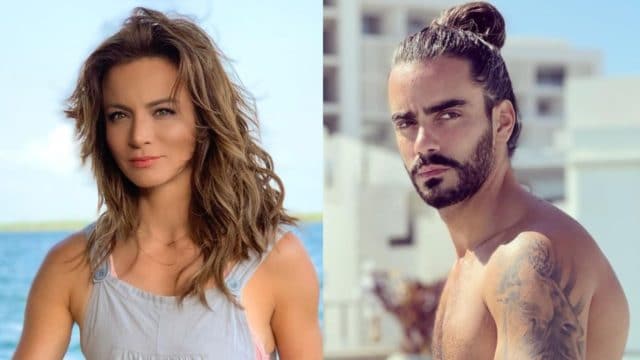 Silvia Navarro Diego Amoz novios besandose