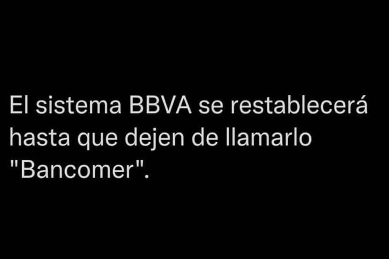 meme bancomer restablece caida llamar bbva