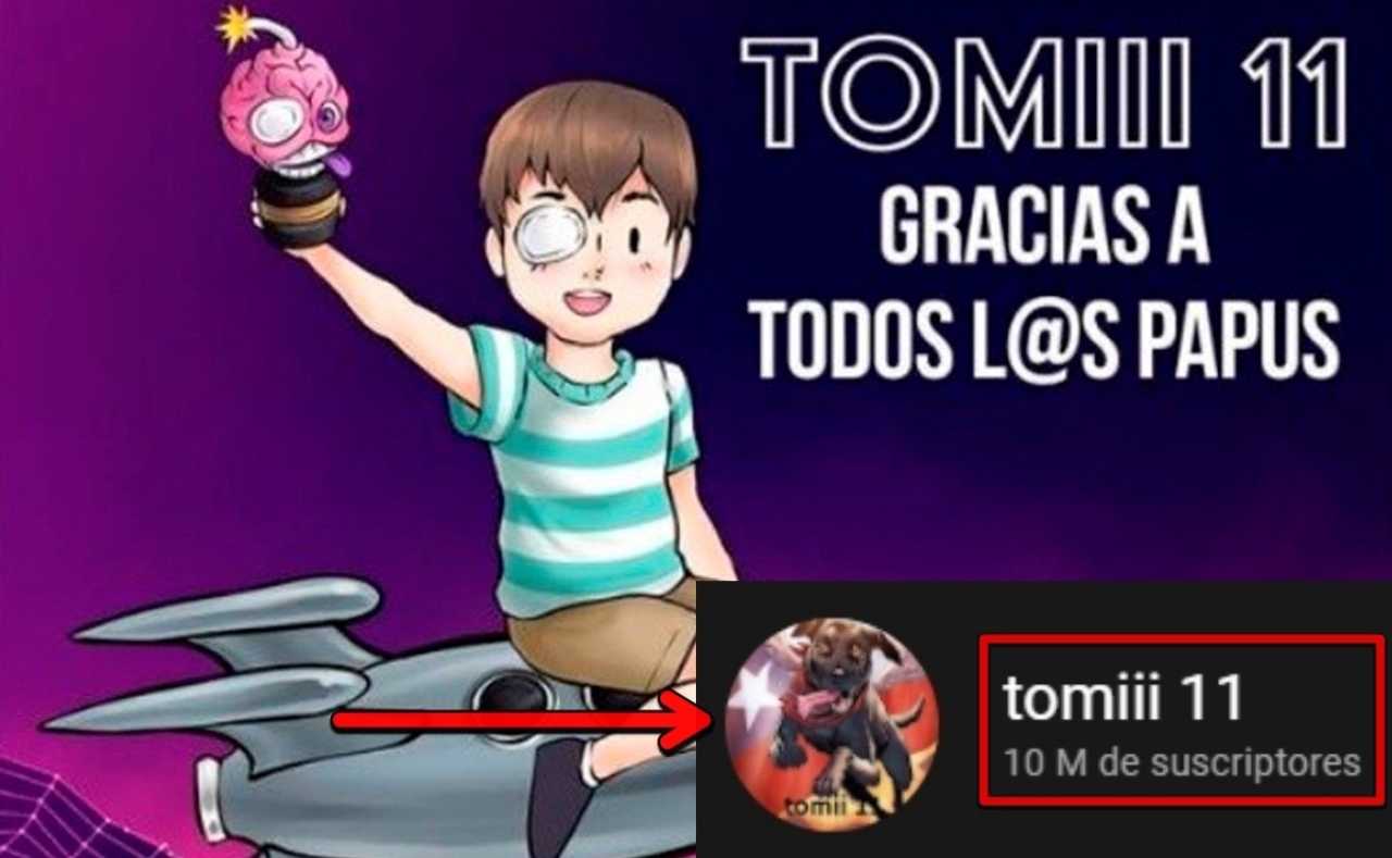 Tomiii 11 10 millones suscriptores