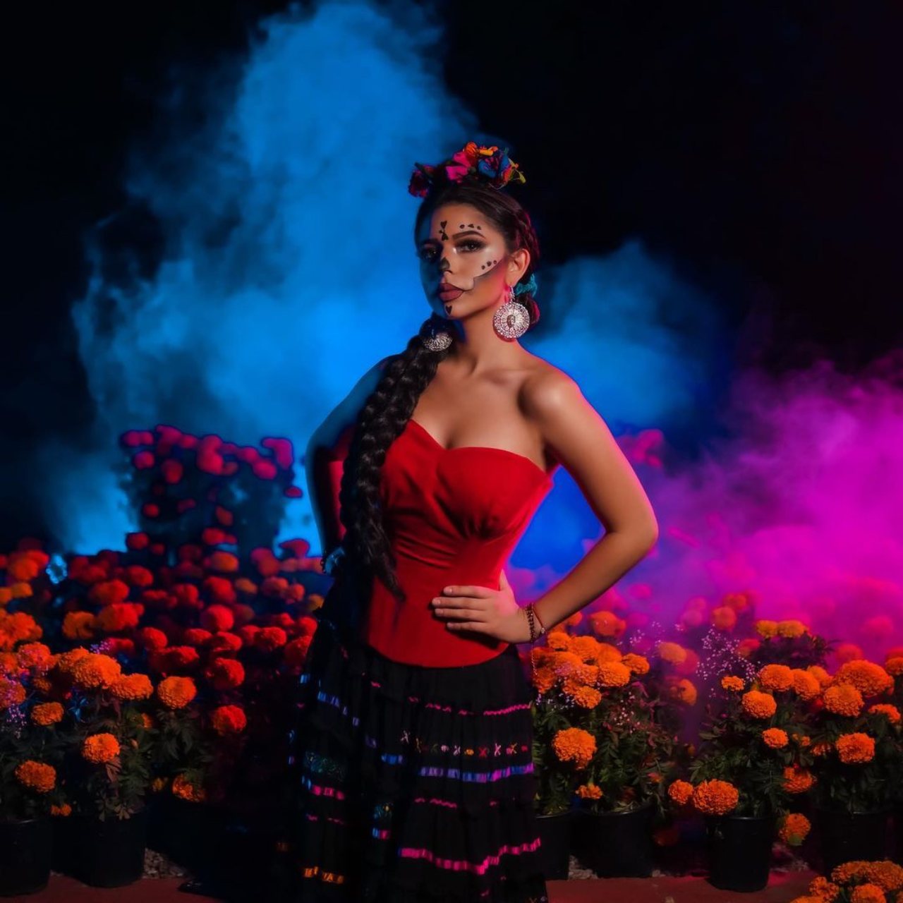 Catrina angela aguilar disfraces dia muertos