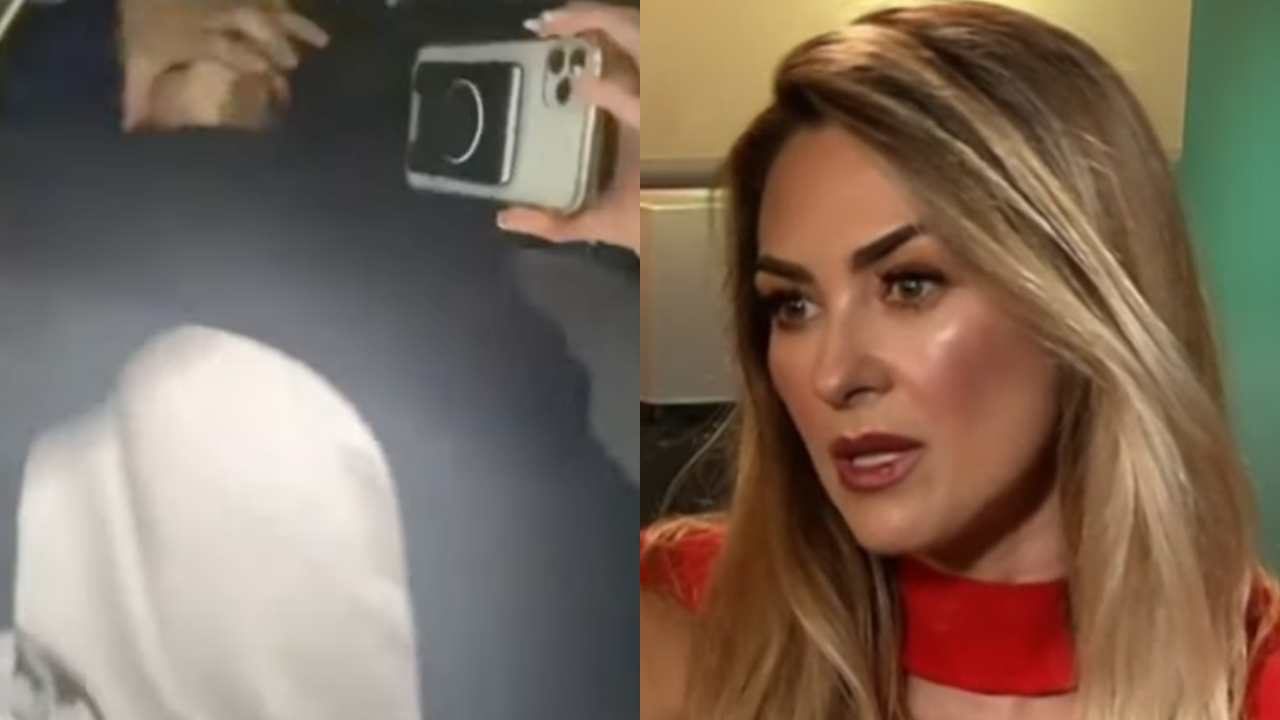 Aracely Arámbula se pelea con reporteros