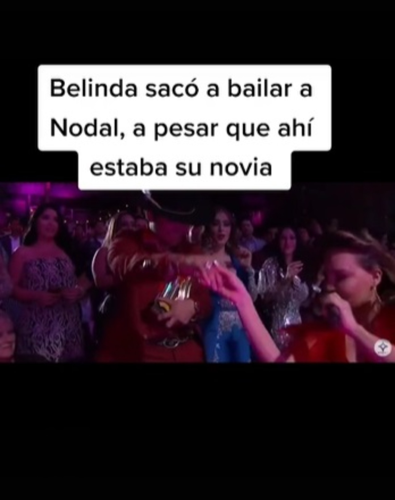 Belinda coquetea Nodal frente ex novia