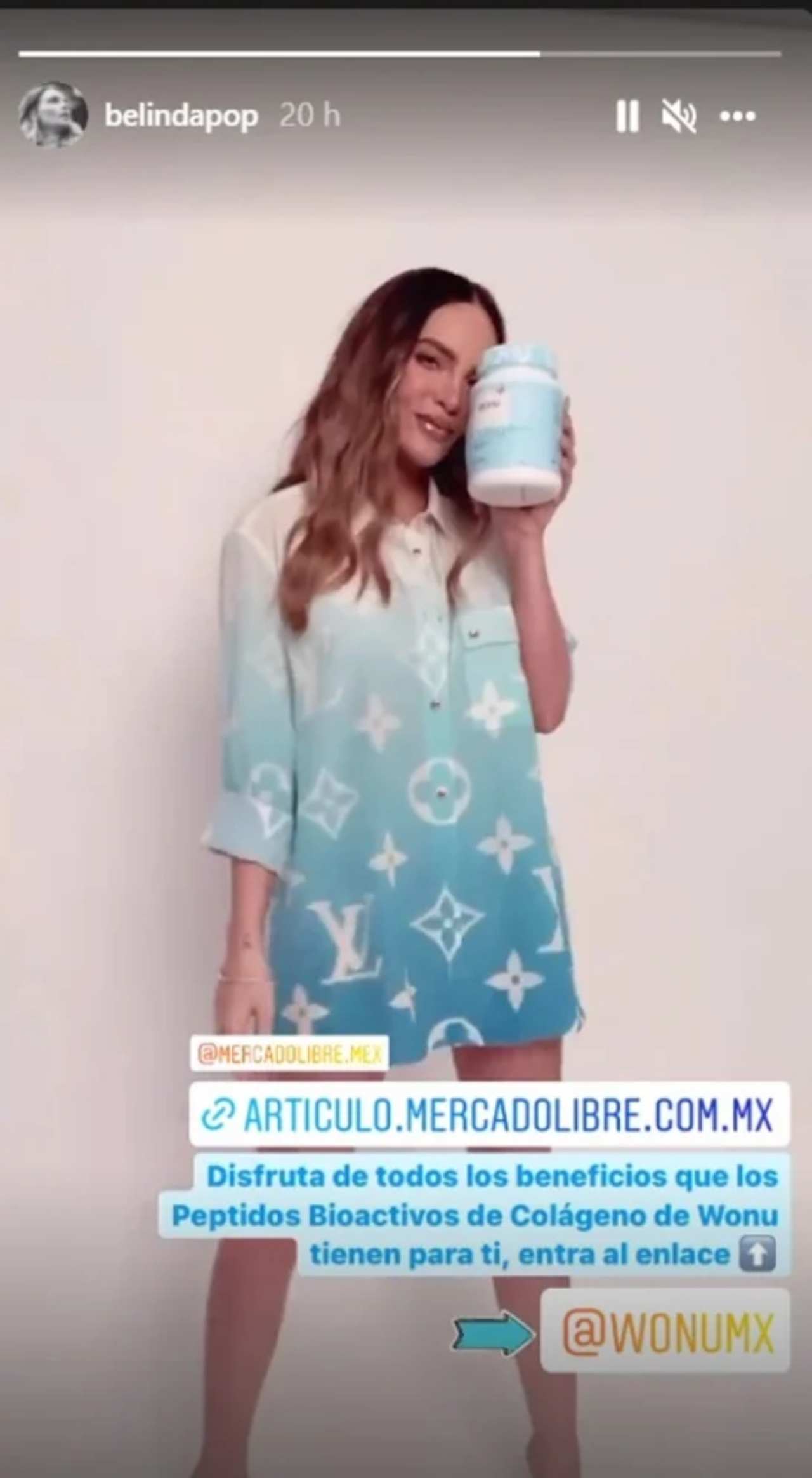 Belinda Louis Vuitton blusa cara 45