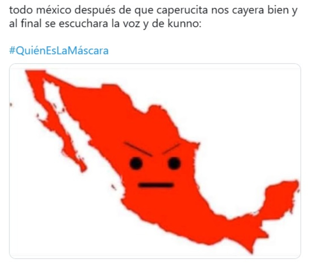 Mexico enojado con Kunno ser Caperuza