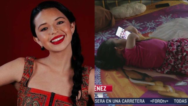Ángela Aguilar niña cristal sueño