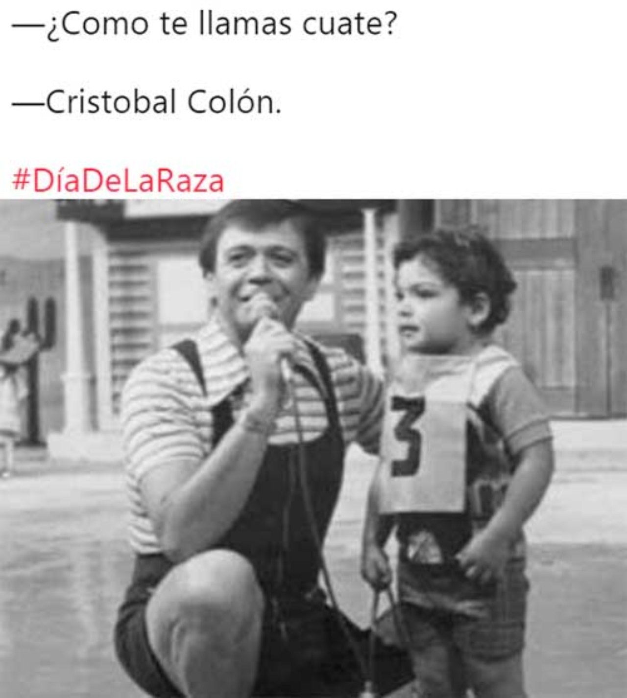 Chabelo Cristobal Colon dia de raza