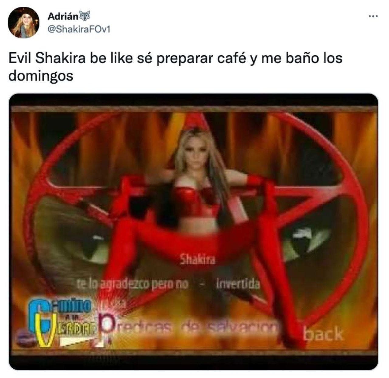 meme evil be like shakira mala
