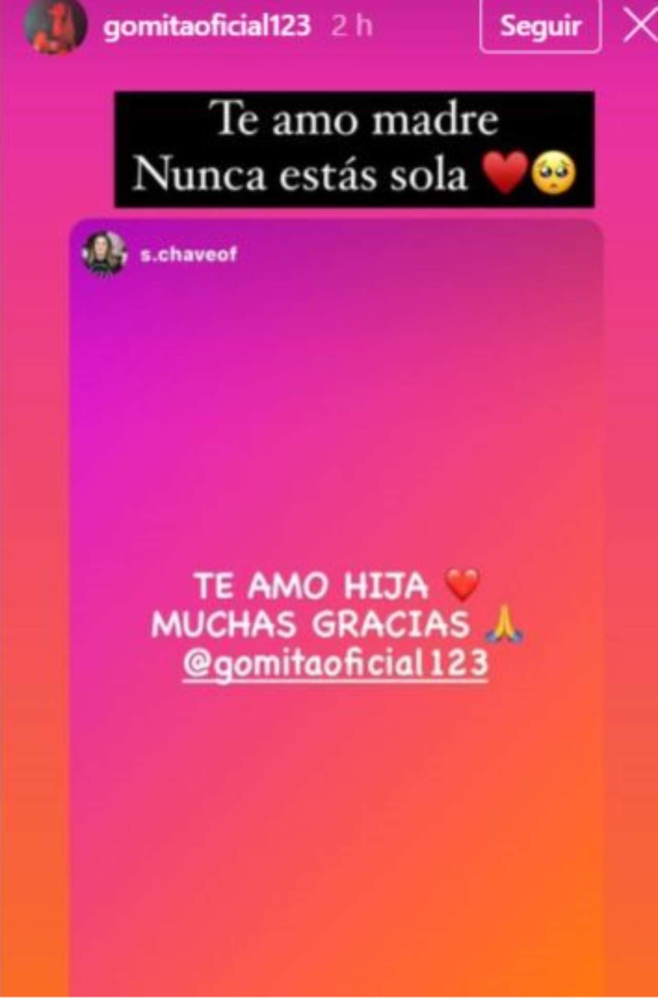 gomita mamá denuncia 