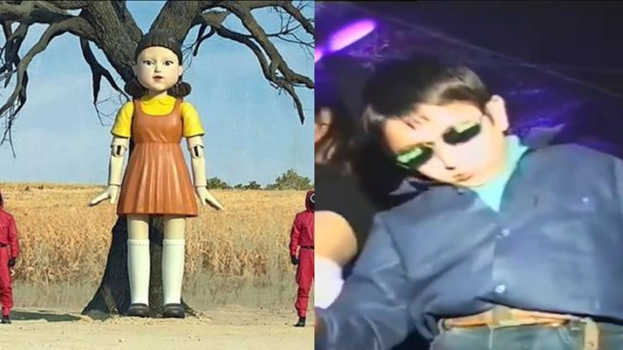 Cumbia Juego del Calamar luz verde