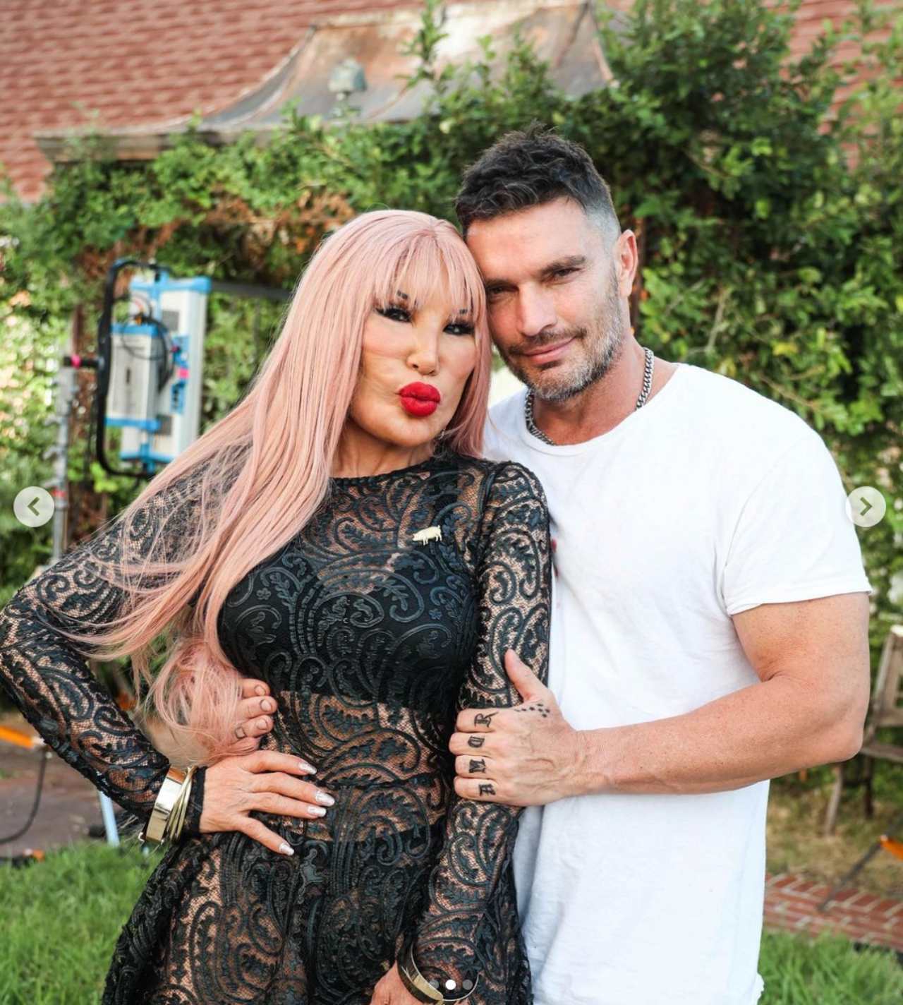 Julián Gil con Lyn May