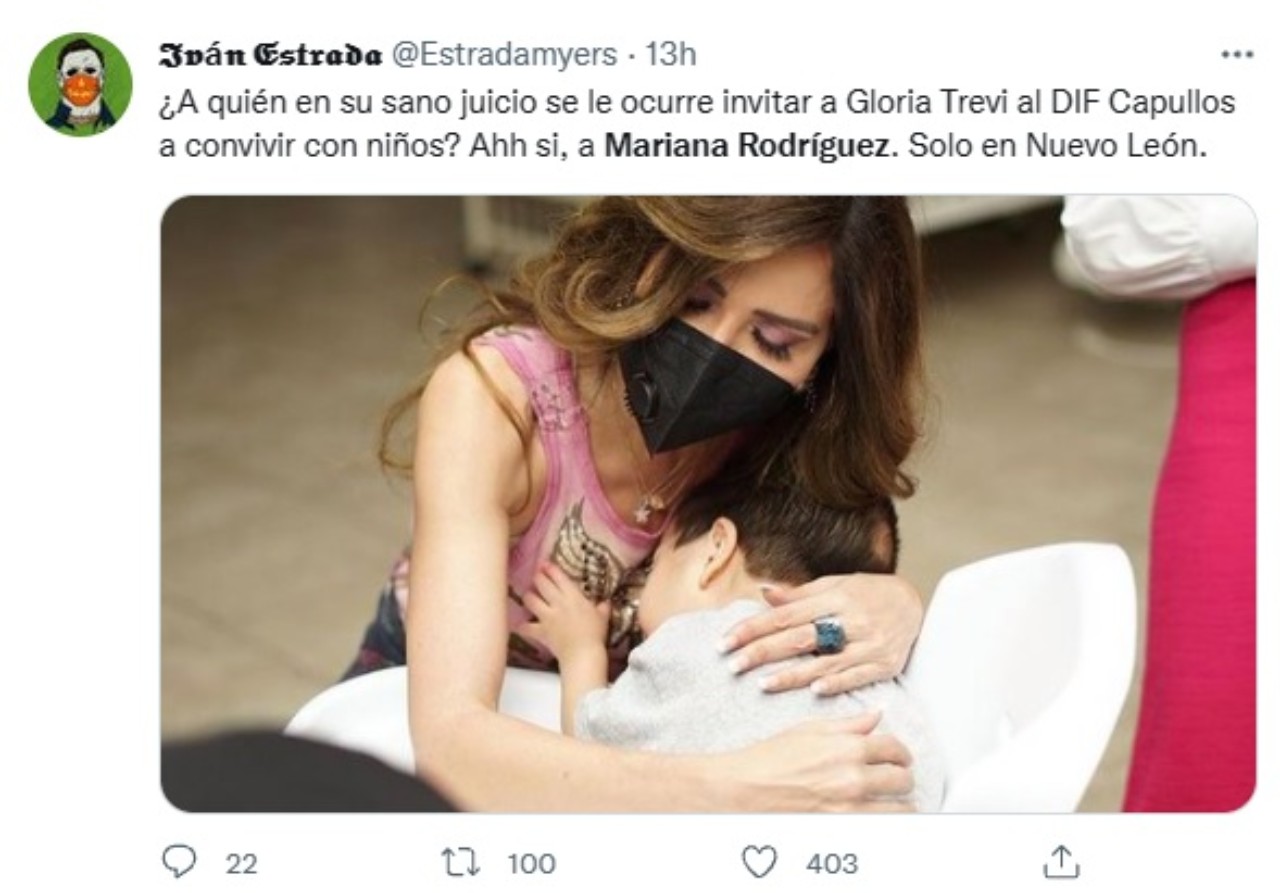 Gloria Trevi ninos DIF Nuevo Leon