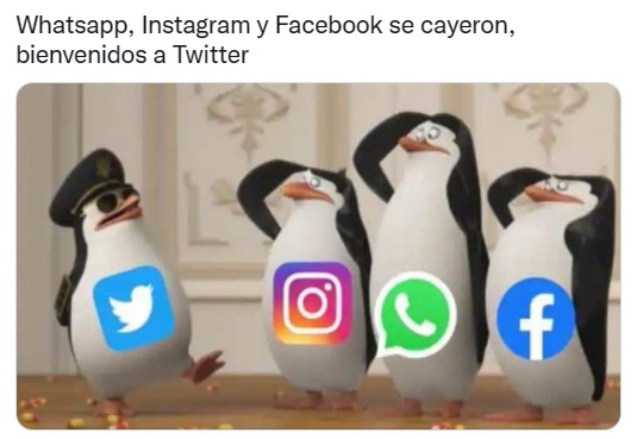 meme instagram whatsapp facebook caida redes