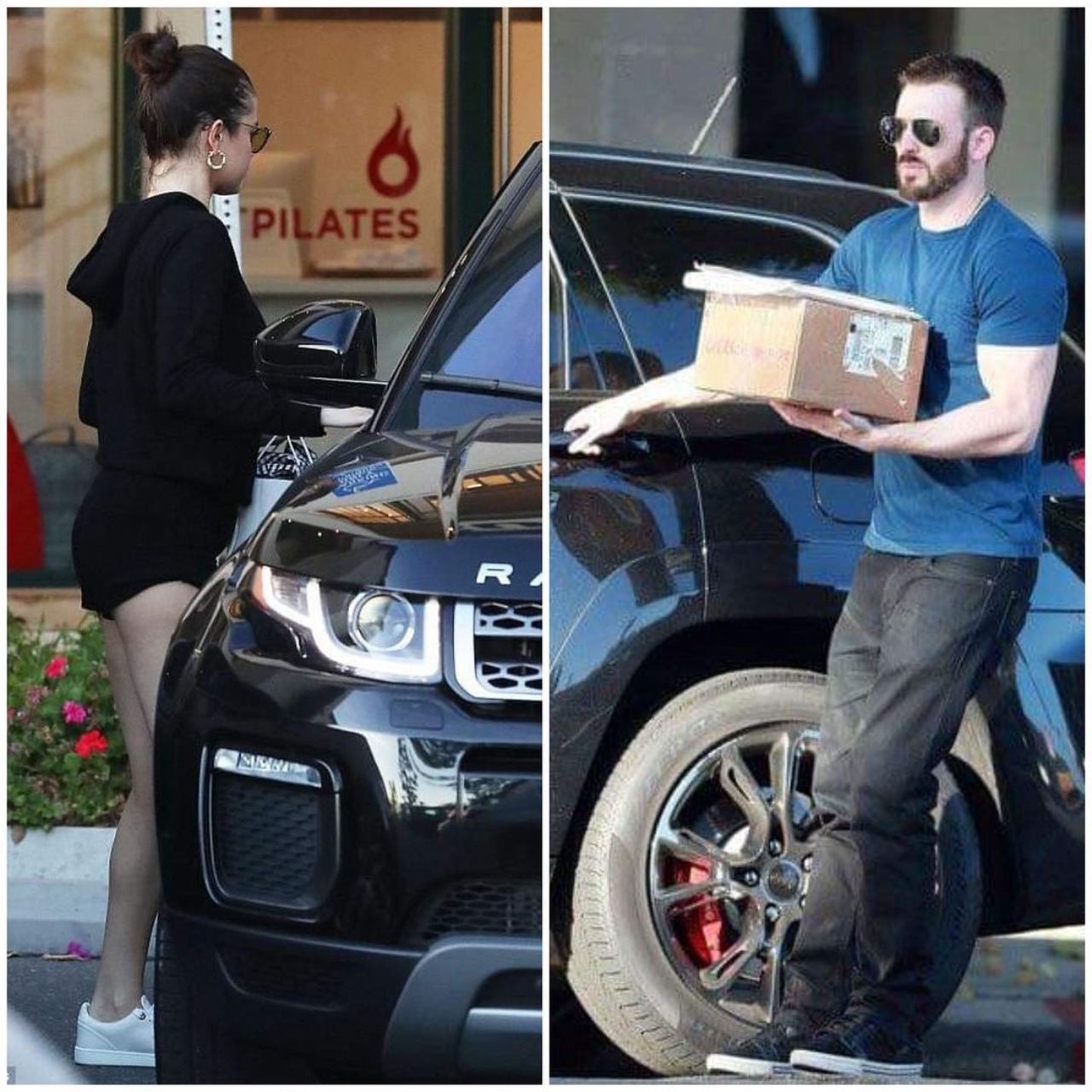 Chris Evans Selena Gomez captan juntos