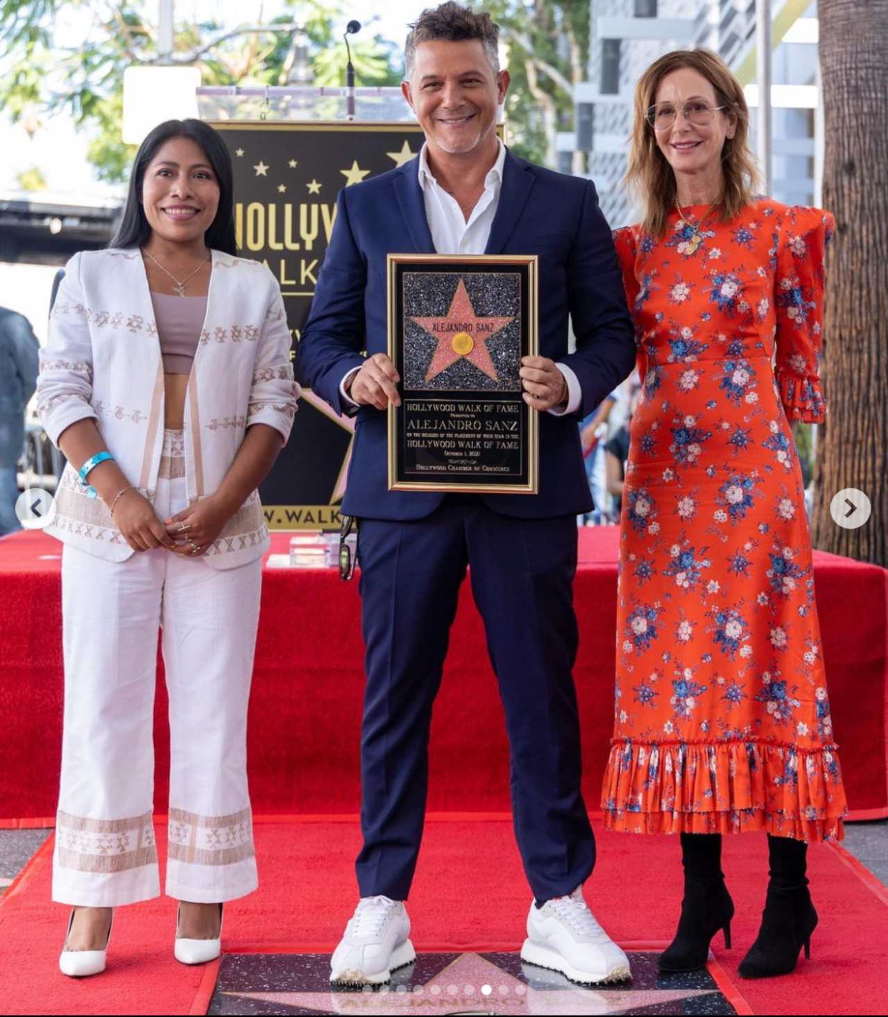 Yalitza Aparicio Alejandro Sanz Daniel Bisogno