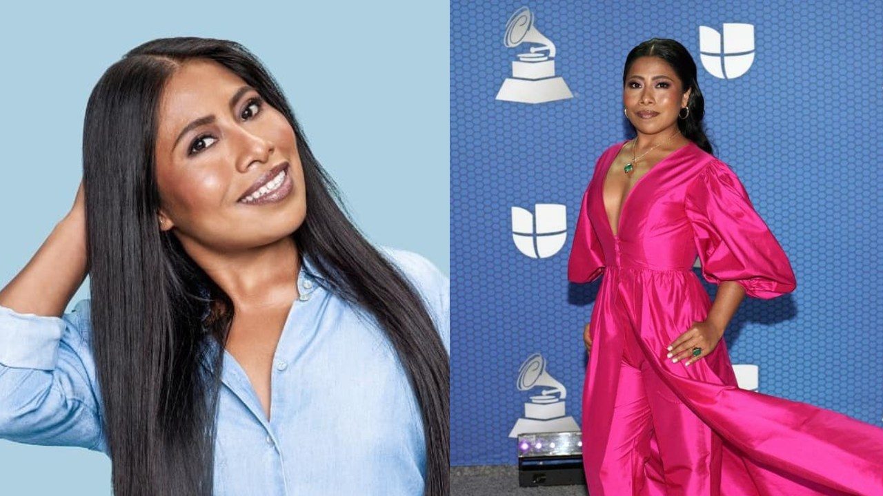 Yalitza Aparicio mini cintura posa licra