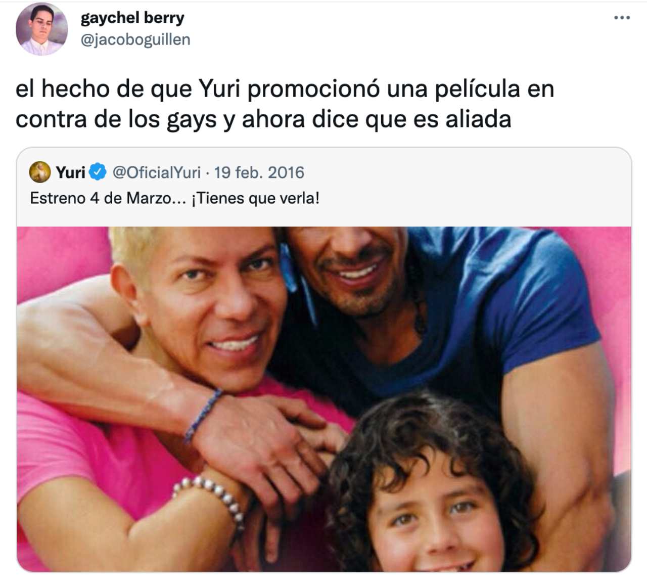 Polémica Yuri la más draga