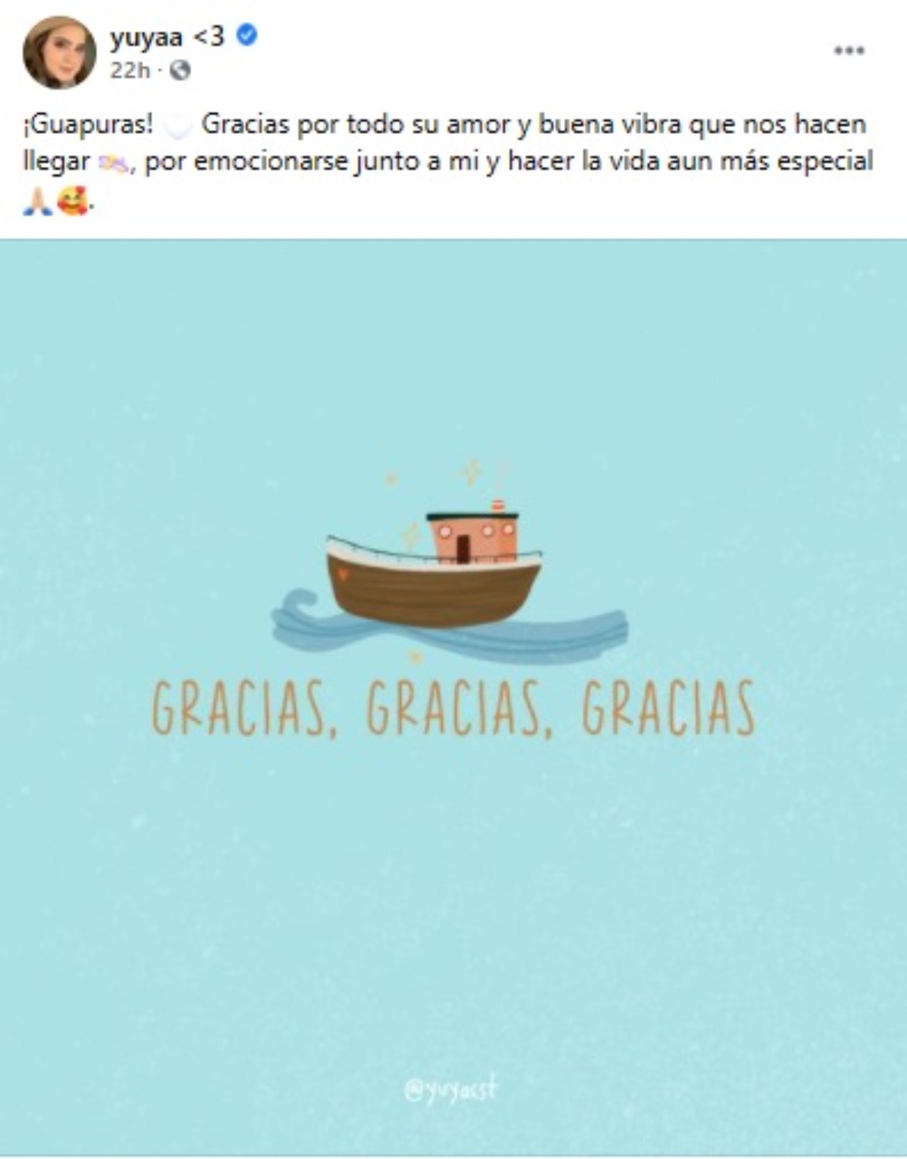 Yuya aparece mensaje emotivo tener hijo