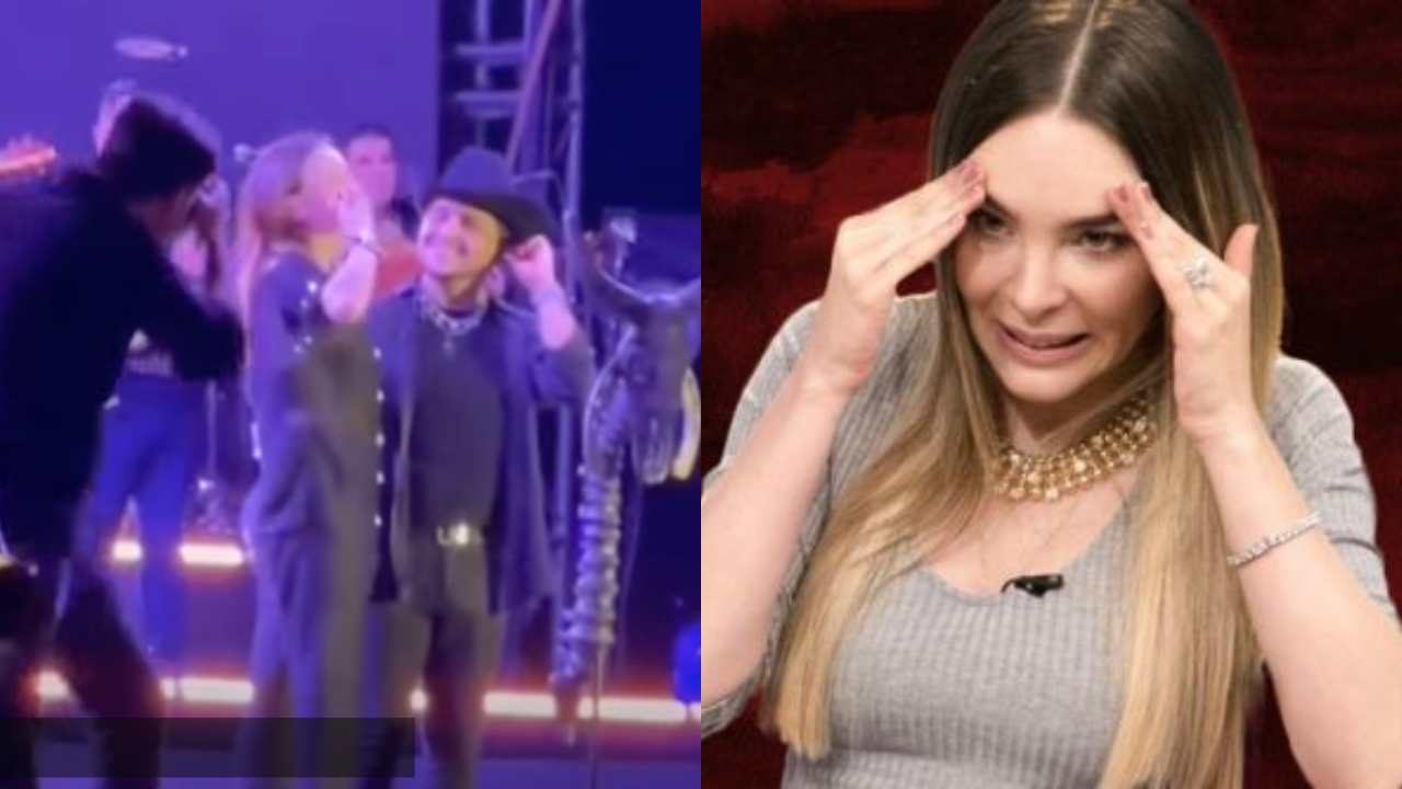 Belinda aparece en concierto de Nodal y... Le piden que cante "Sapito"