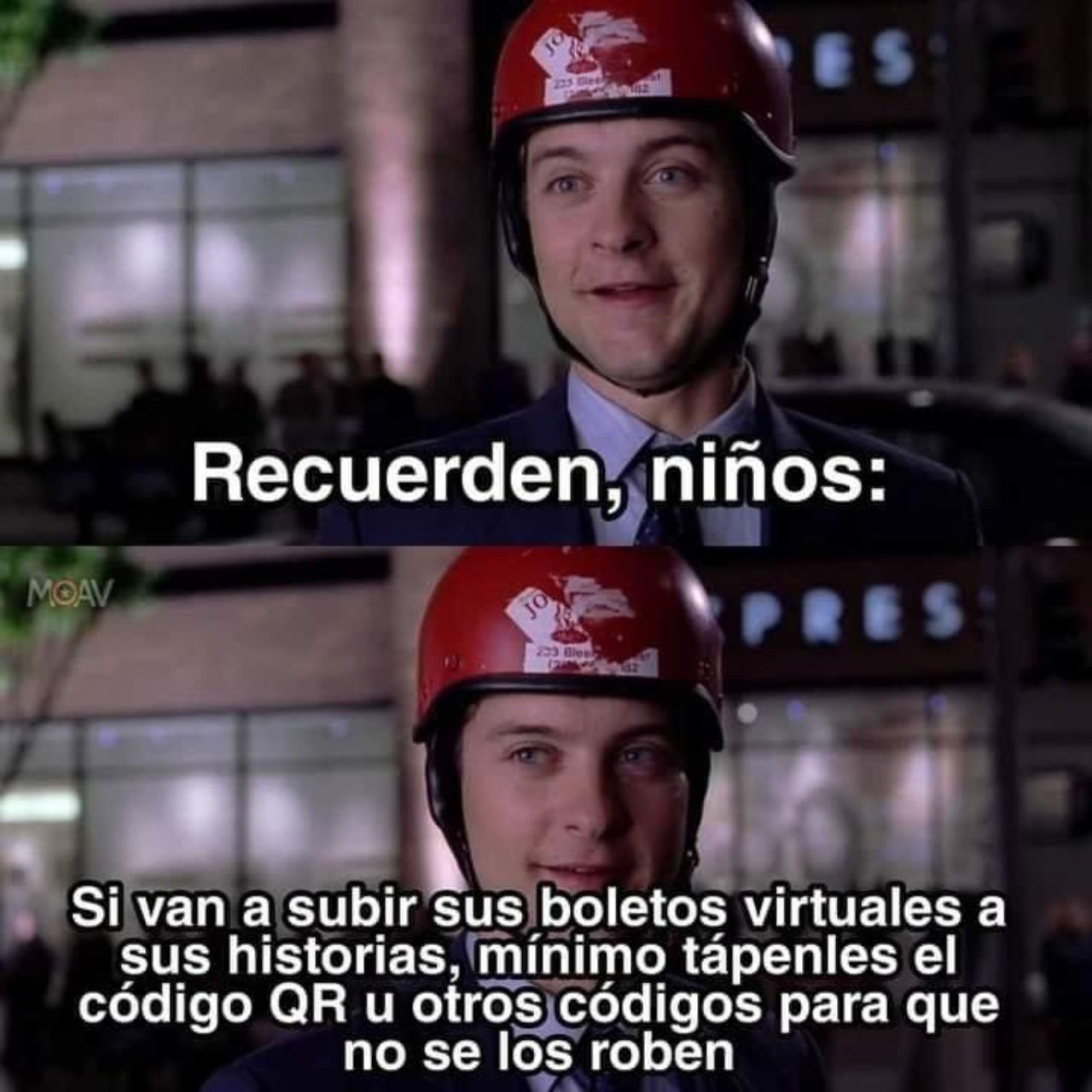 meme boletos virtuales cine para spiderman