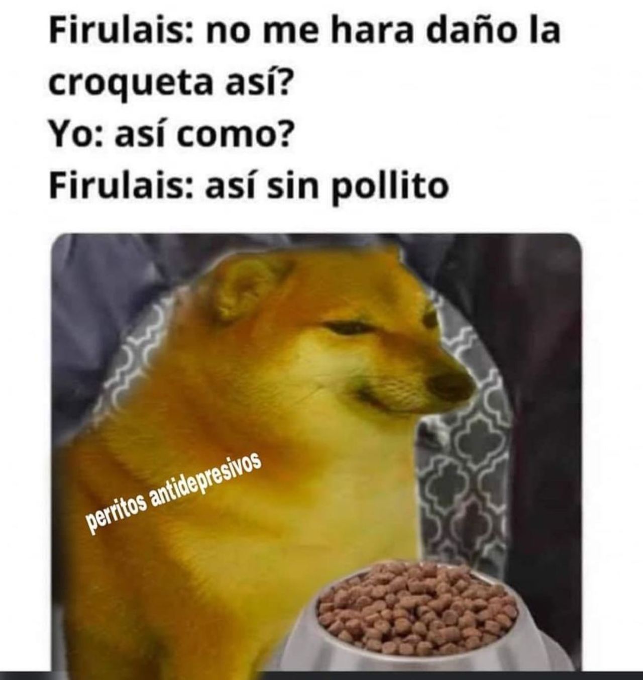 cheems memes changuito croquetas