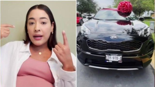Influencer camioneta mamá