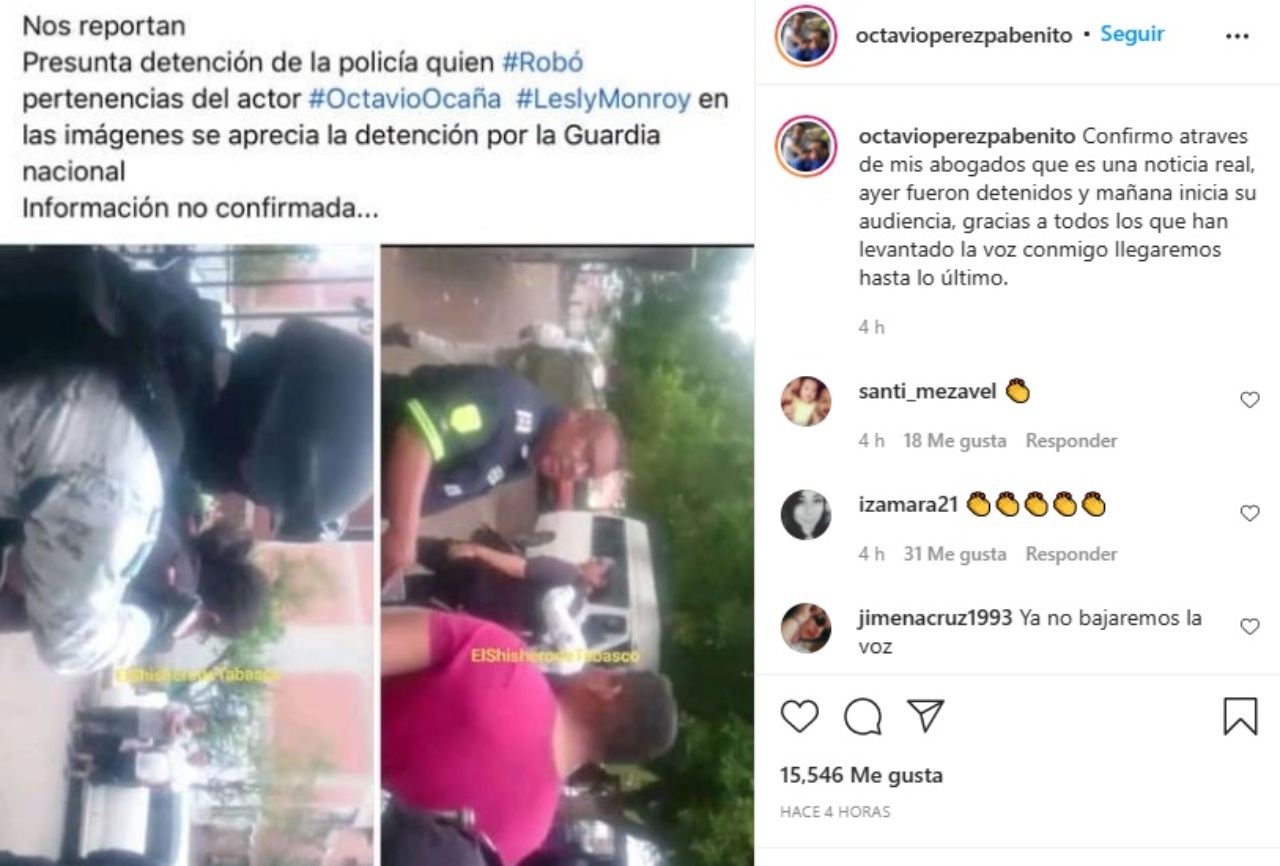 policia robo cadena octavio ocana detenida