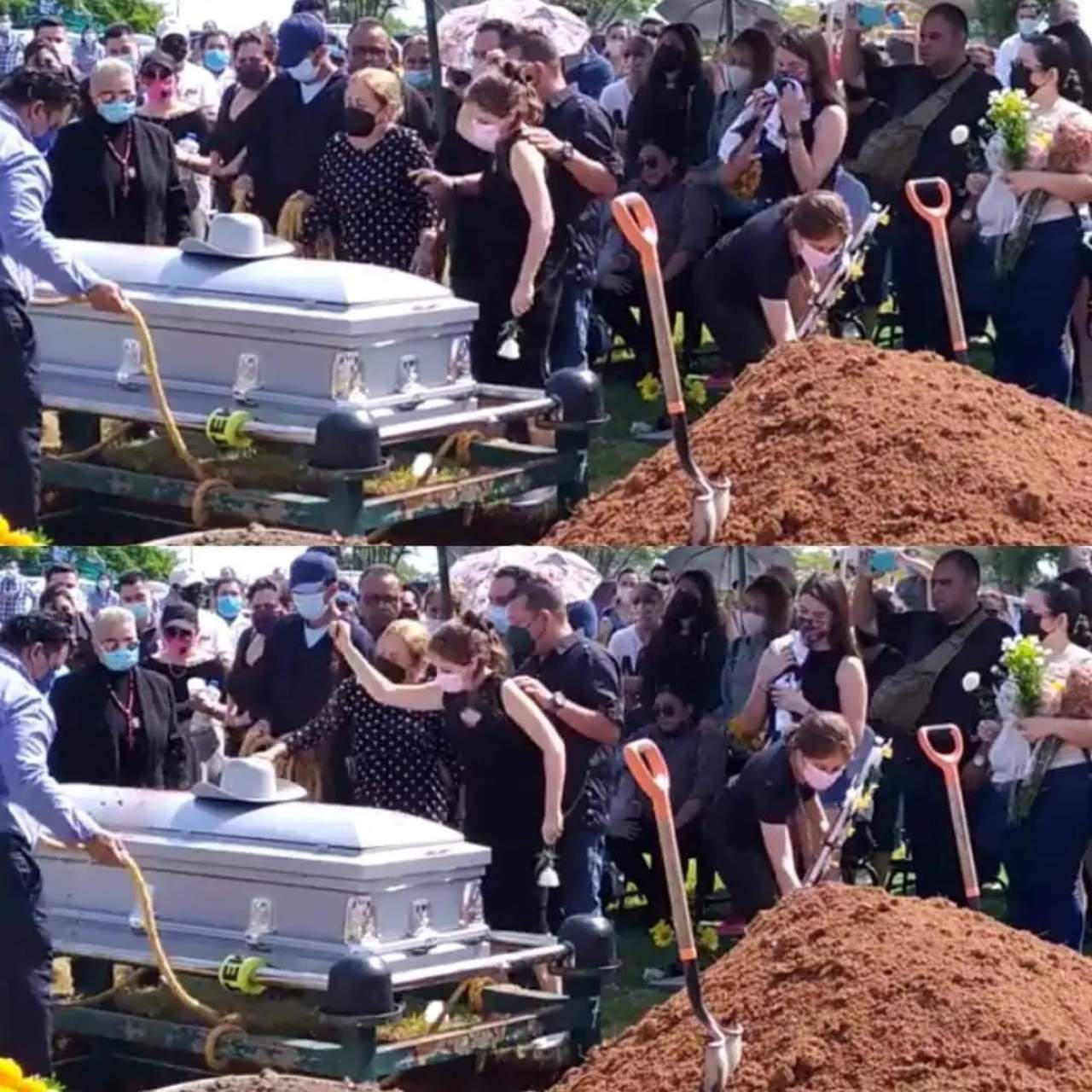 Octavio Ocana funeral papa restos exhumados