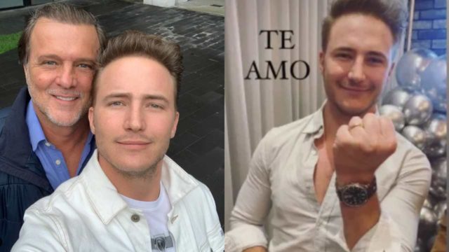 Hijo de RenÃ© Strickler se casa con su guapo novio; asÃ­ le entregÃ³ el anillo