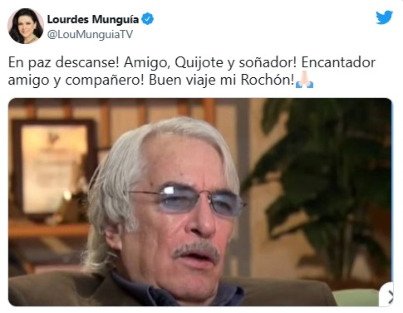 Lourdes Munguía se despide Enrique Rocha