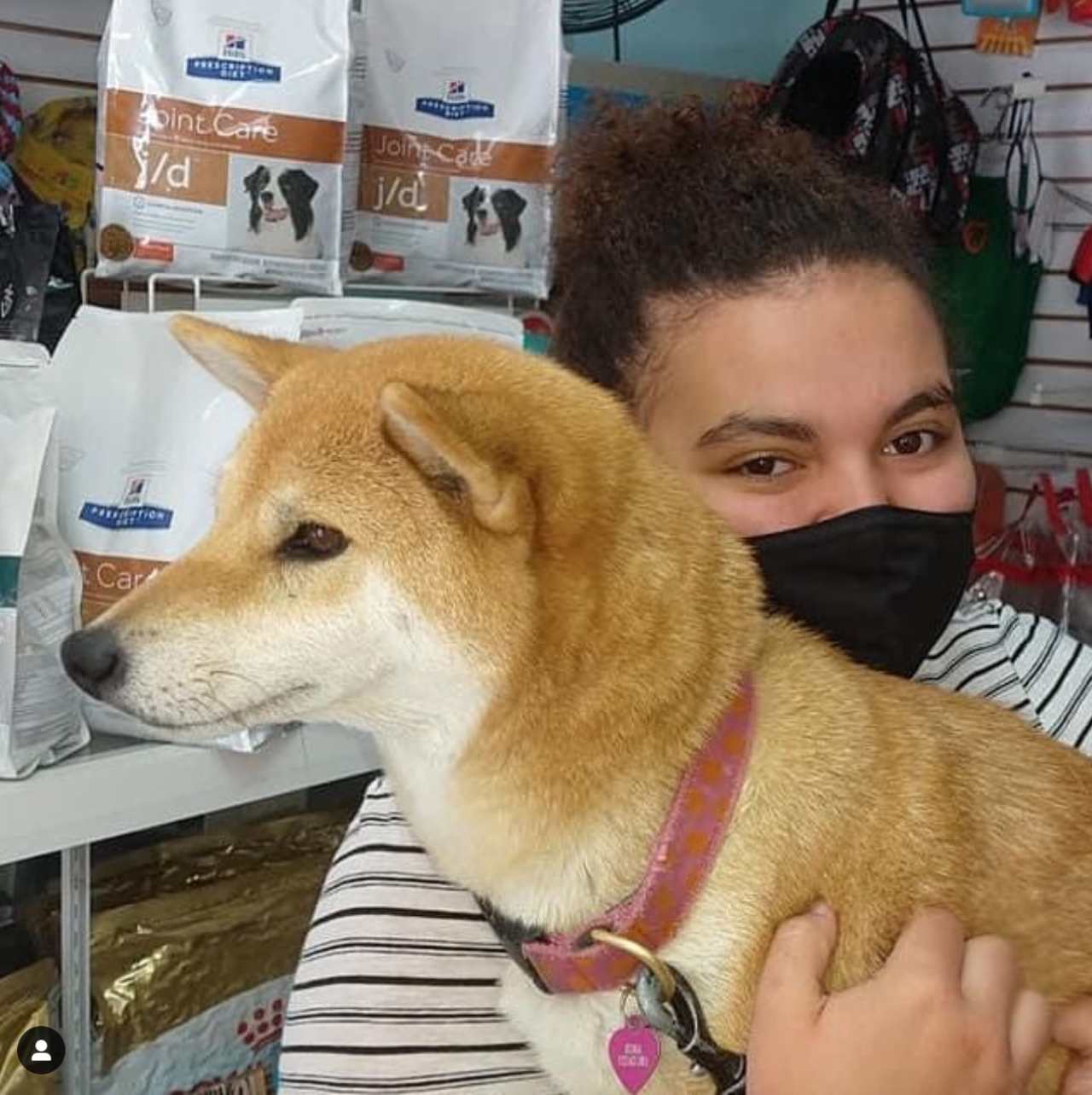Lucero Mijares con su perrita Runa