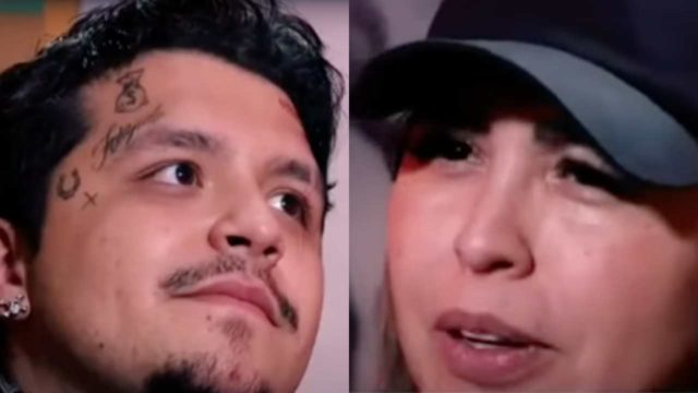 Mamá de Christian Nodal hace frente a sus tatuajes