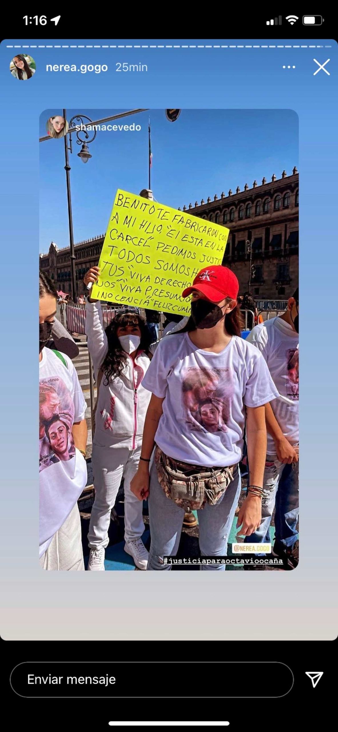 Octavio Ocaña marchan en su memoria