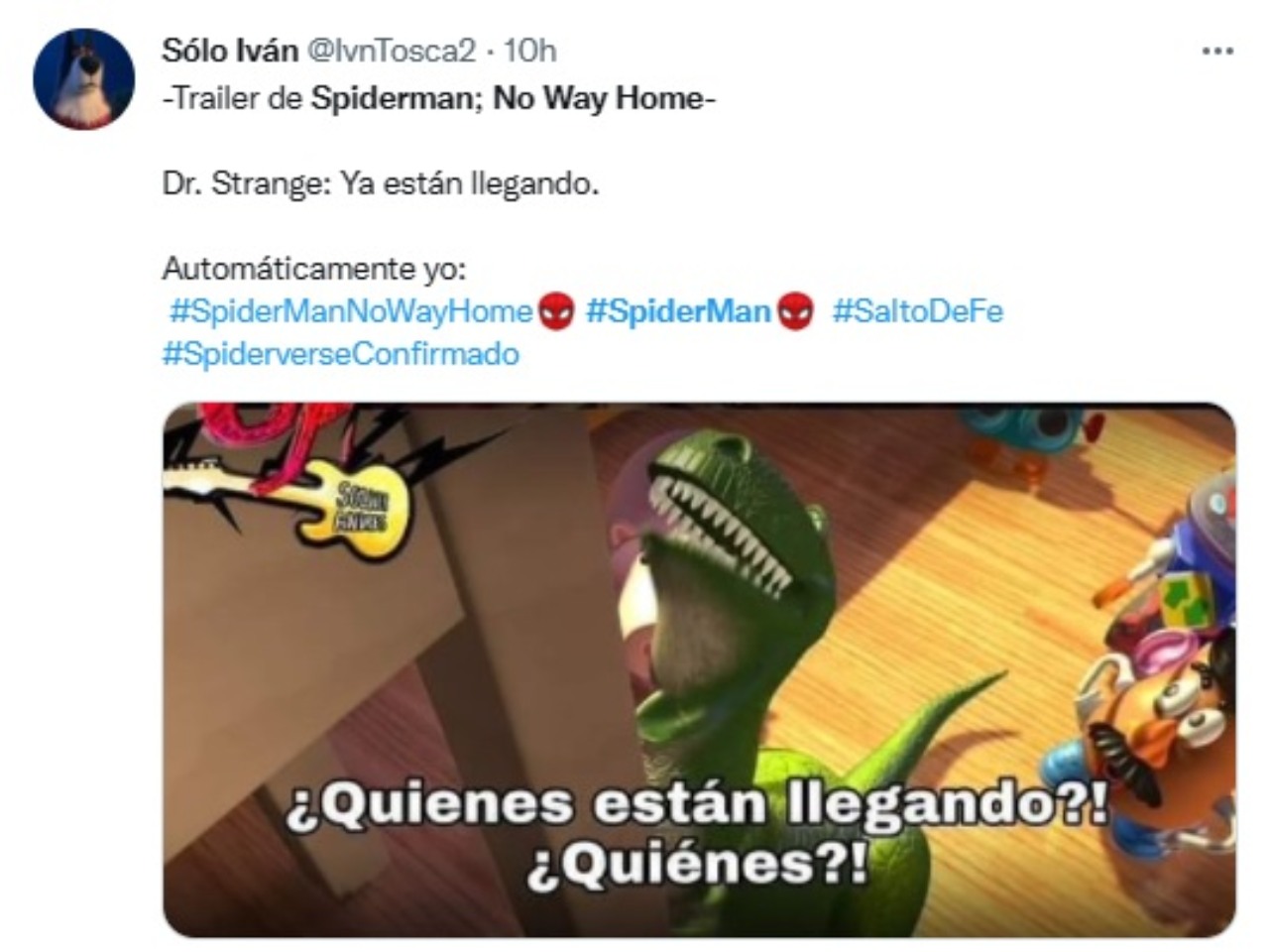meme dr strange spiderverse trailer pelicula