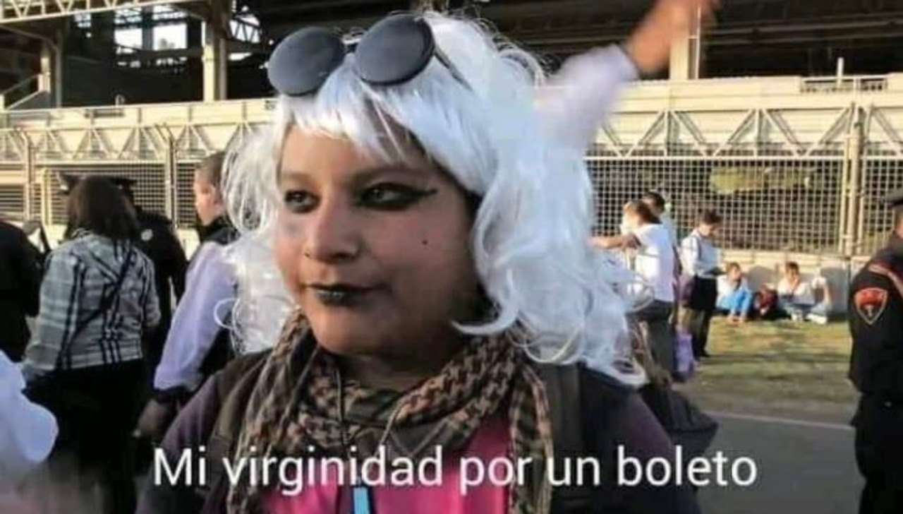 mi virginidad por un boleto meme