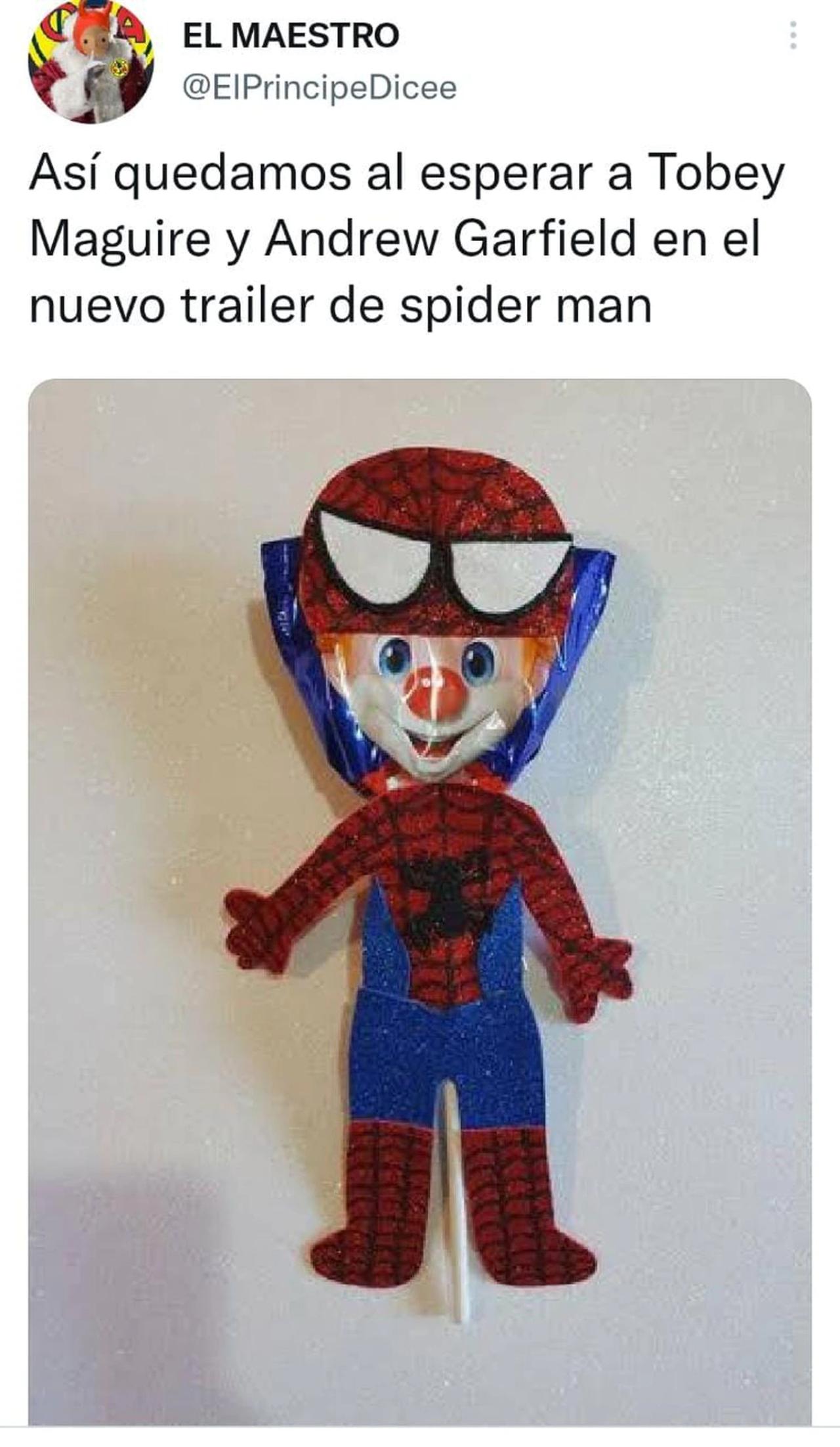 paleta payaso de spiderman trailer pelicula