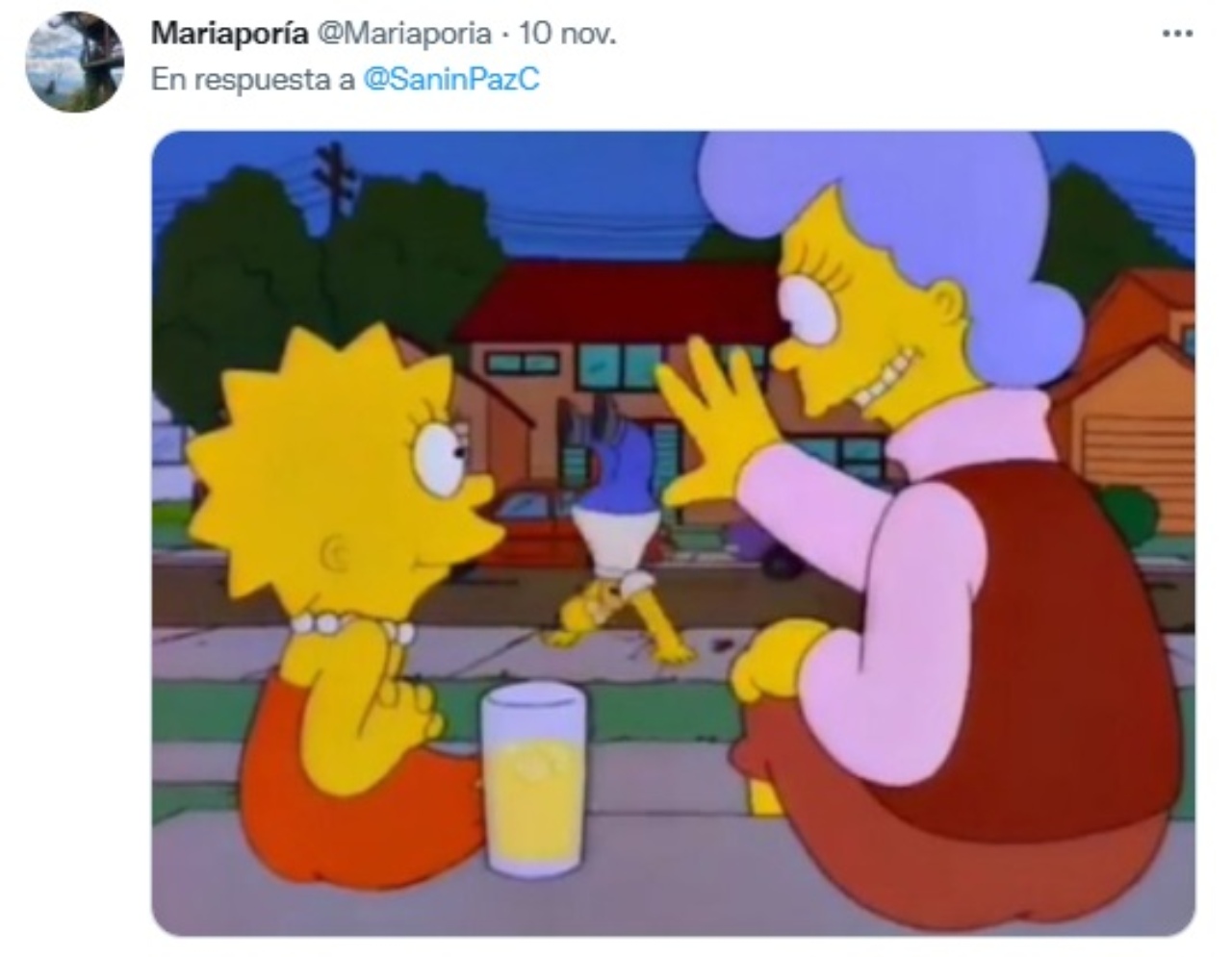 Memes Los Simpson contra Carolina sanin