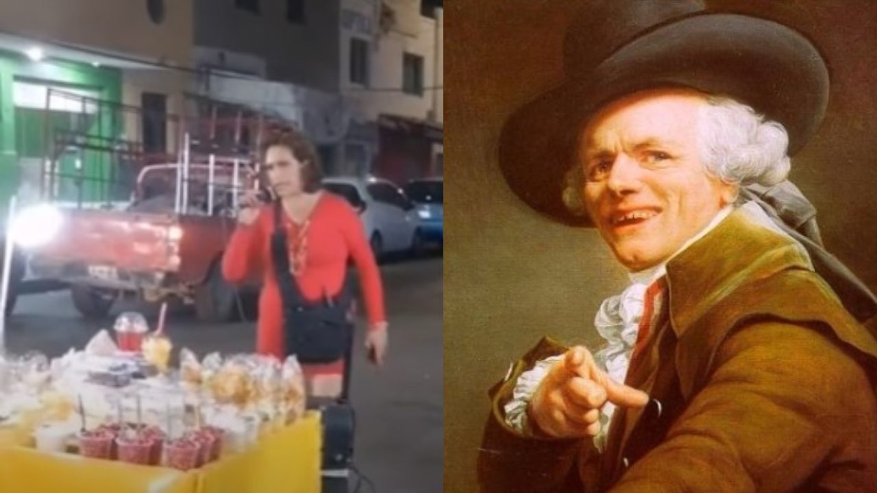 Mujer vende esquites Extasis Cartel Santa