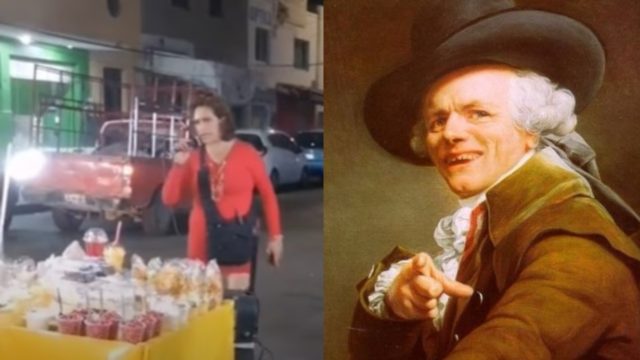 Mujer vende esquites Extasis Cartel Santa