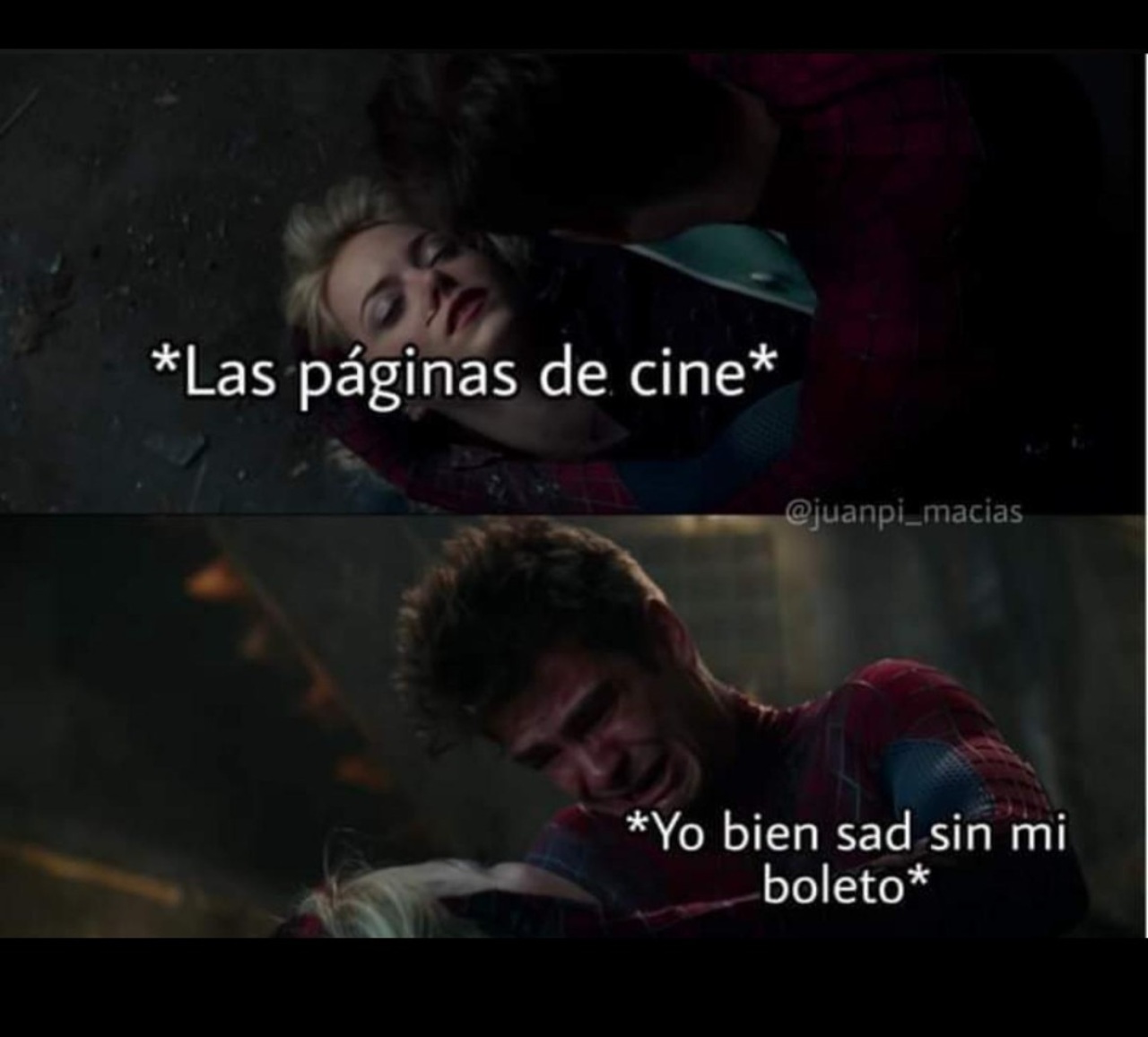 se quedaron sin boleto spiderman cine