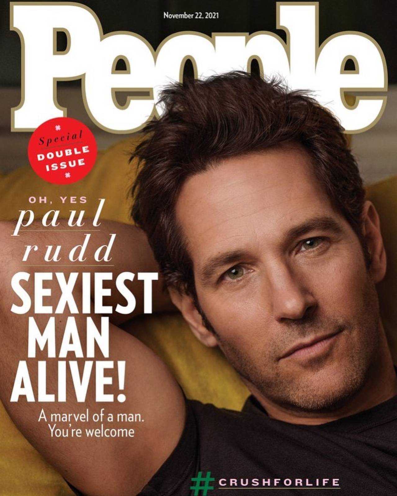 Paul Rudd hombre vivo mas sexy