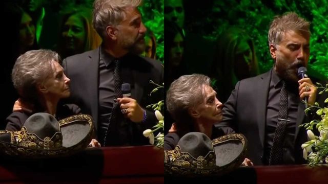 Alejandro FernÃ¡ndez canta a Vicente FernÃ¡ndez en homenaje