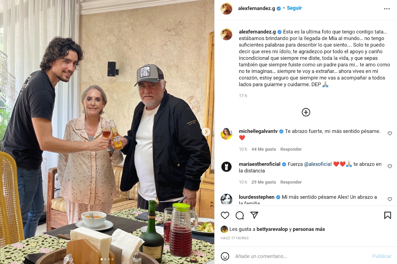 alex fernandez mensaje vicente fernandez