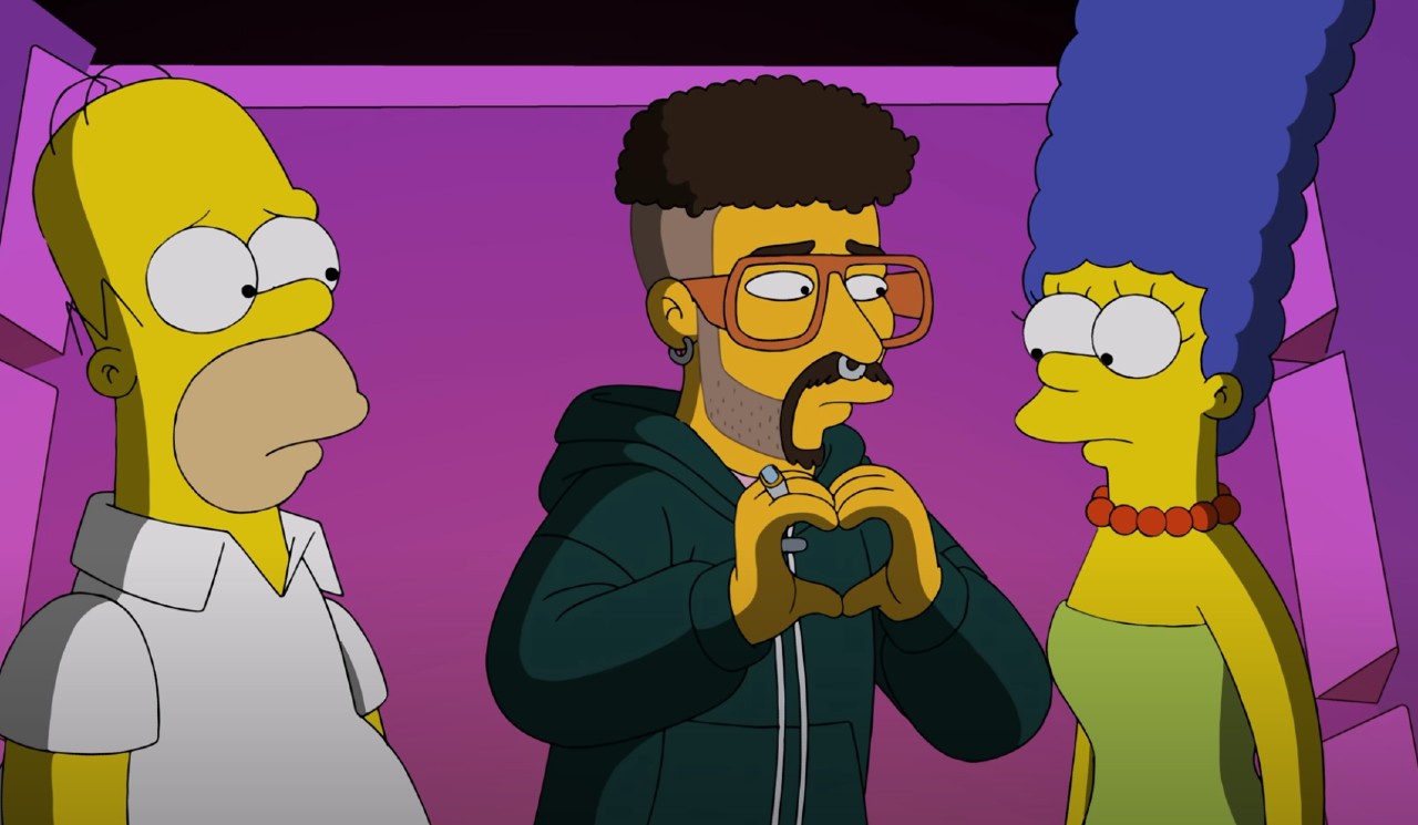 bad bunny los simpson colaboracion