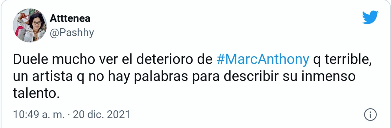 mensaje seguidores marc anthony video