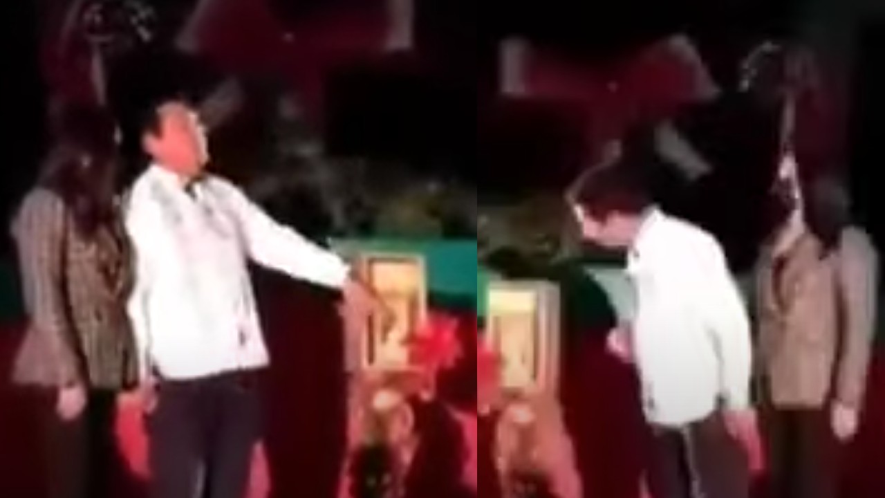 alcalde se electrocuta video
