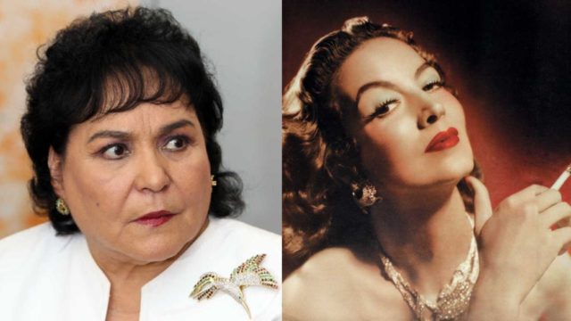 Maria Felix corrio Carmen Salinas mesa