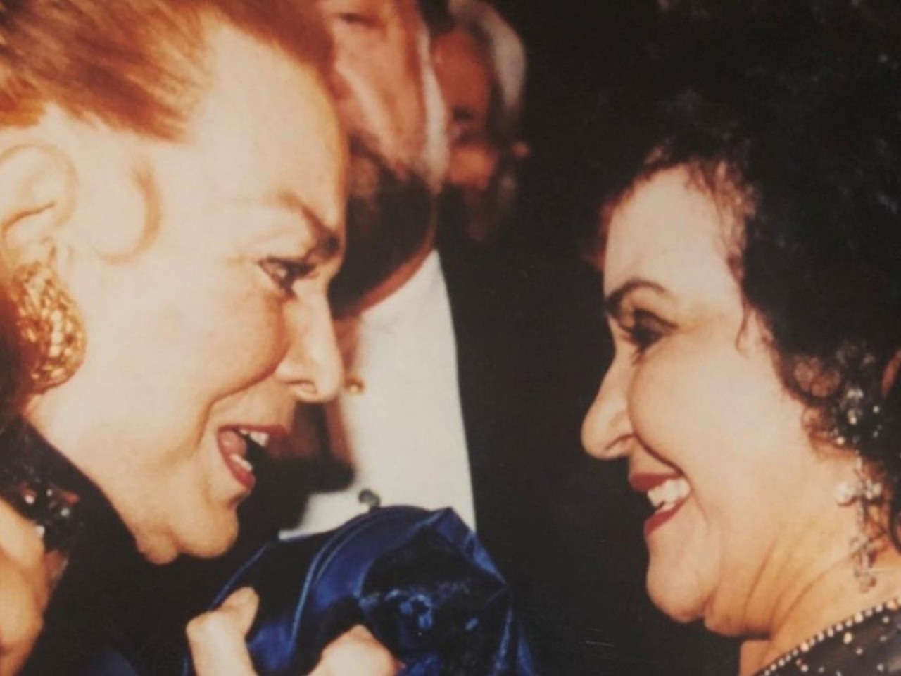 Carmen Salinas con Maria Felix juntas